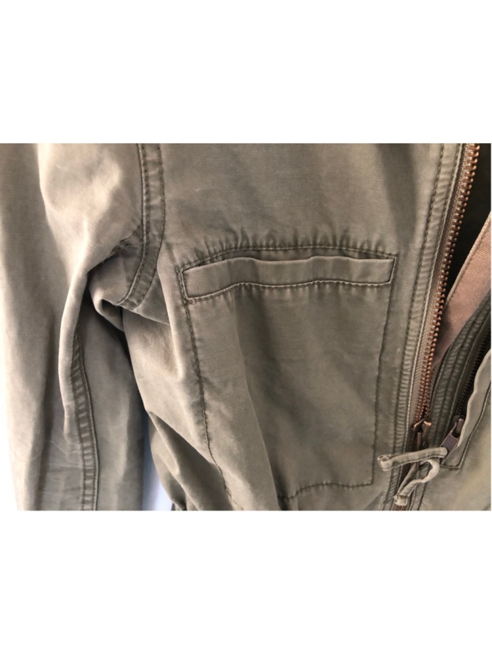 Madewell Fleet Utility Jacket Cult Favorite Army Green Cotton Canvas Gorpcore - Picture 6 of 9
